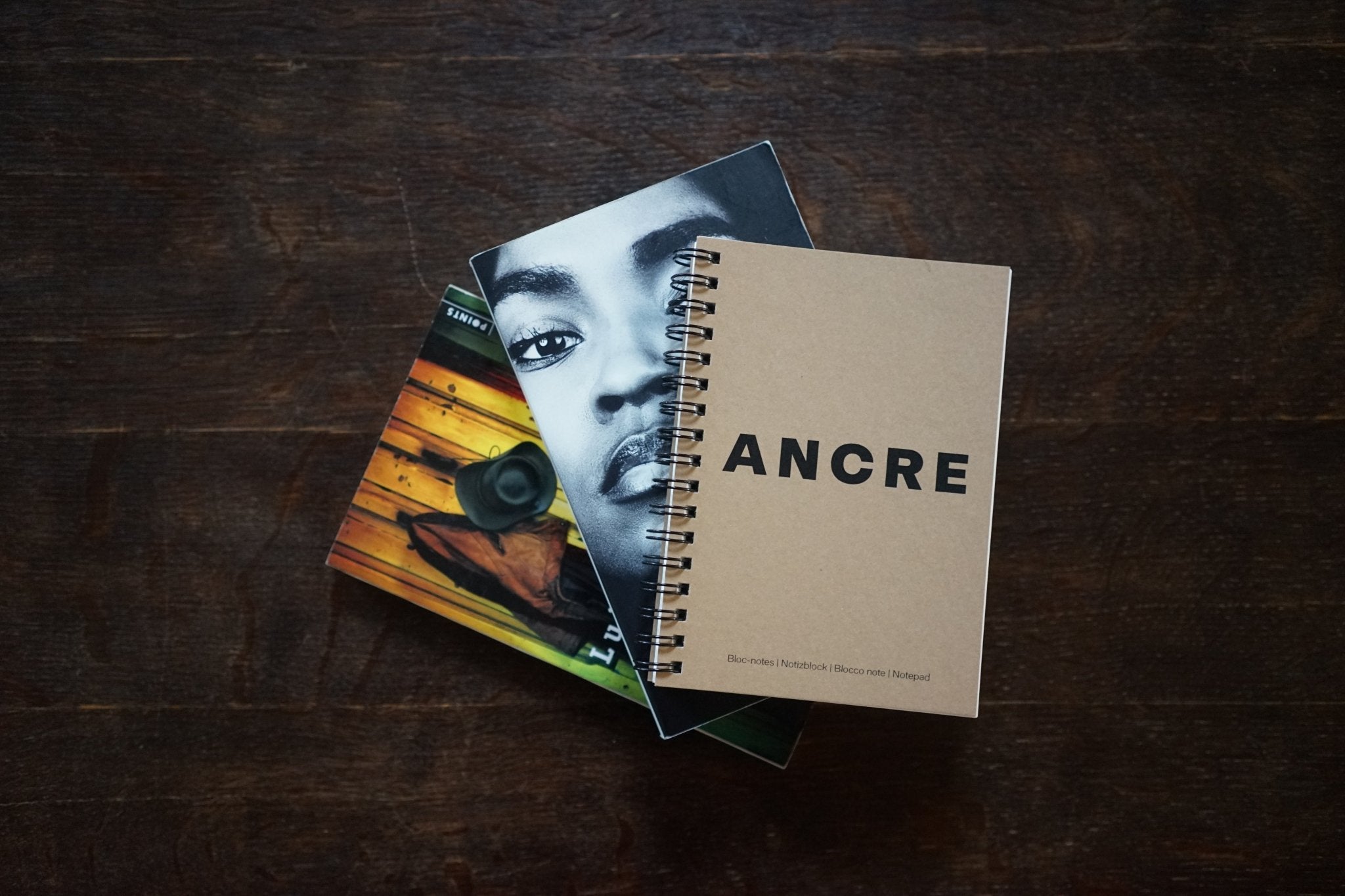 Bloc-notes - A6- 100g -  Ancre - pile de livres