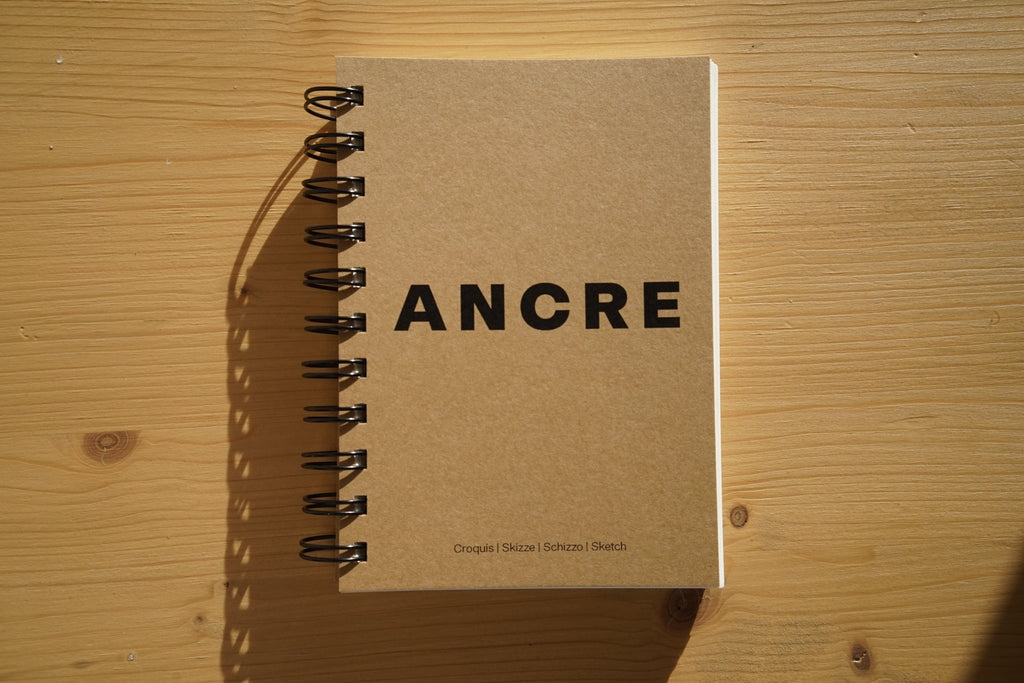 Carnet de croquis - 170 g - A6 - spirale - Ancre
