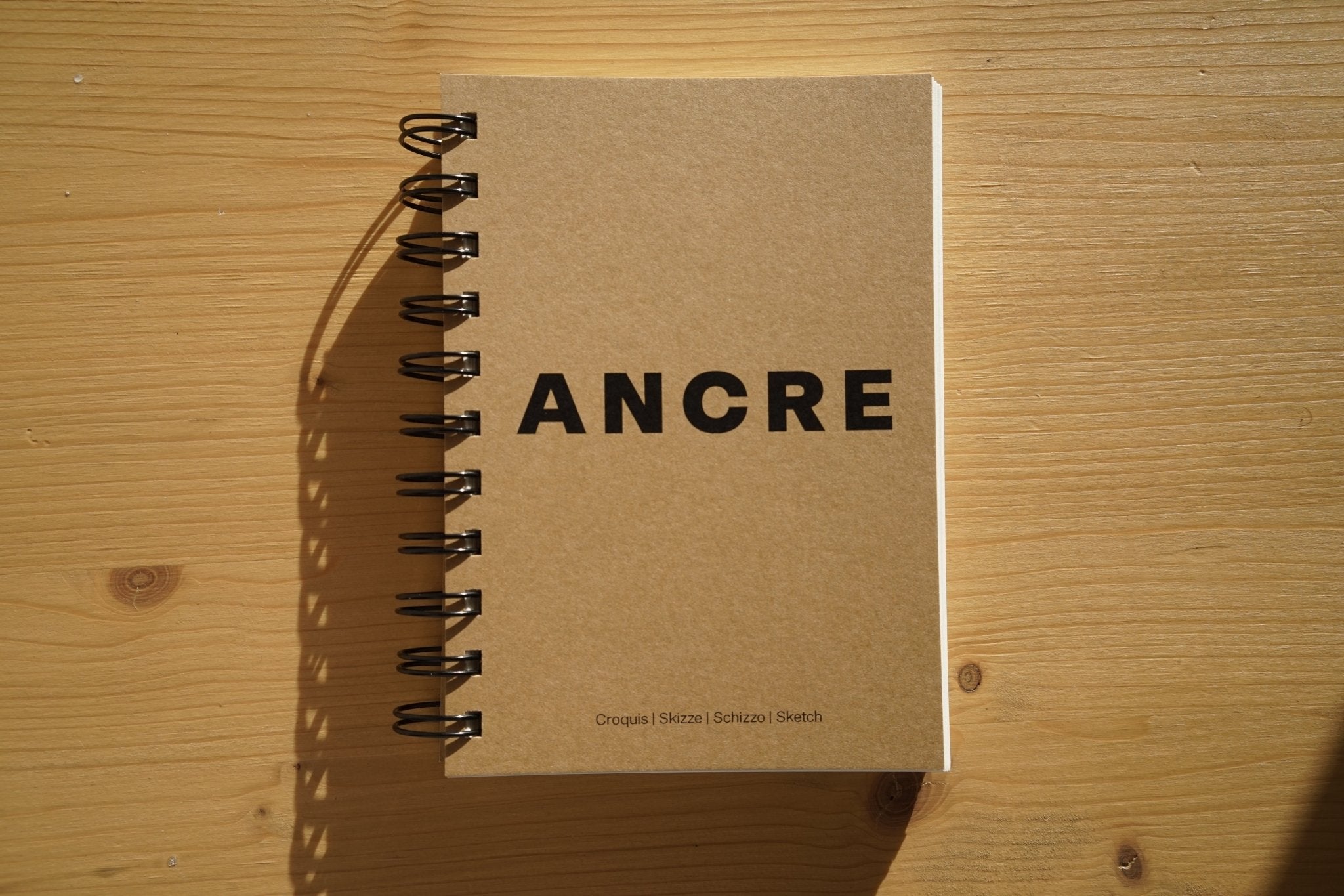 Carnet de croquis - 170 g - A6 - spirale - Ancre