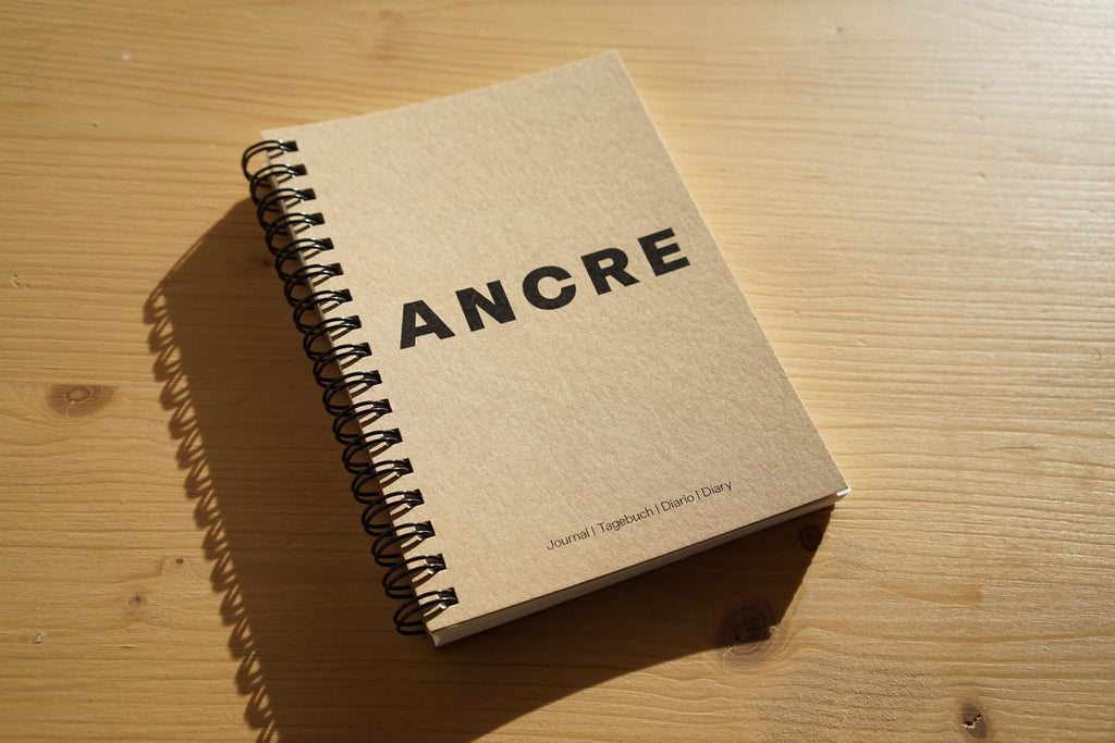 Journal tracker - Ancre - A6 - fond bois