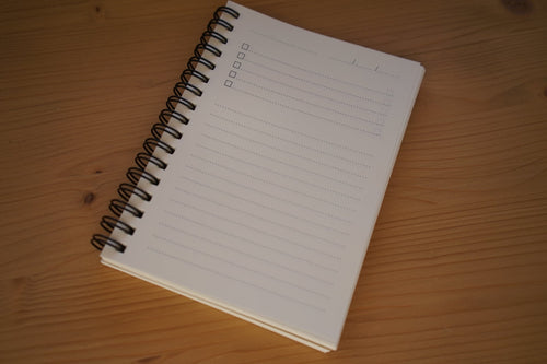 Journal tracker - Ancre - spirale - fond bois